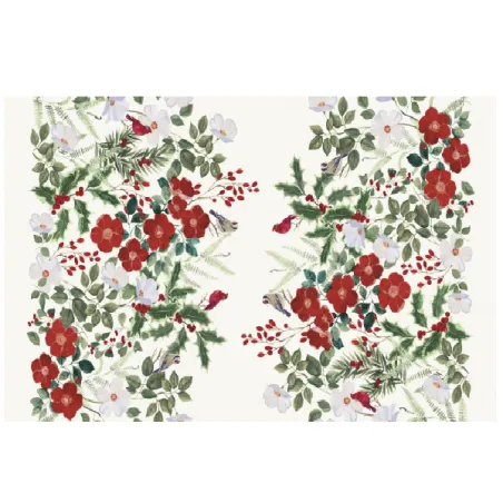 Giardini D'inverno, Tovaglia in puro lino Cm.170x230, 8 posti - Mitek