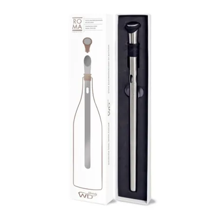 Stick raffredda vino in acciaio inox con tappo ermetico e beccuccio versatore - WD Lifestyle