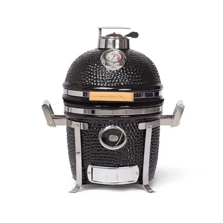 Barbecue kamado a carbone in ceramica nero, Compact - Yakiniku