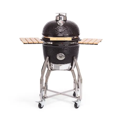 Barbecue kamado a carbone in ceramica nero completo, Medium - Yakiniku