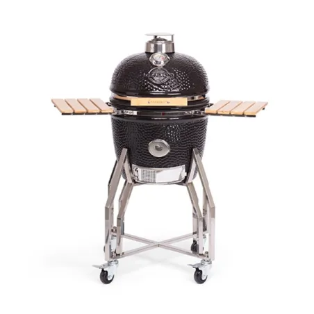 Barbecue kamado a carbone in ceramica nero completo, Medium - Yakiniku