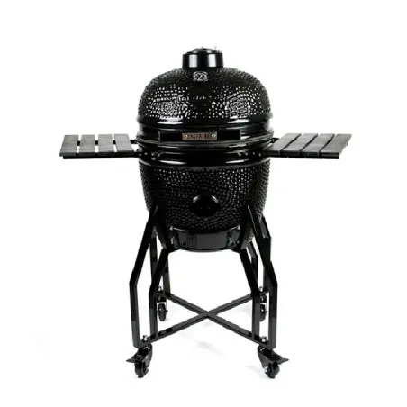 Barbecue kamado a carbone in ceramica nero, Medium black edition - Yakiniku