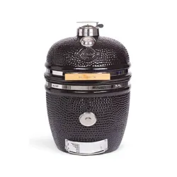 Barbecue kamado a carbone in ceramica nero con pro set, Large - Yakiniku