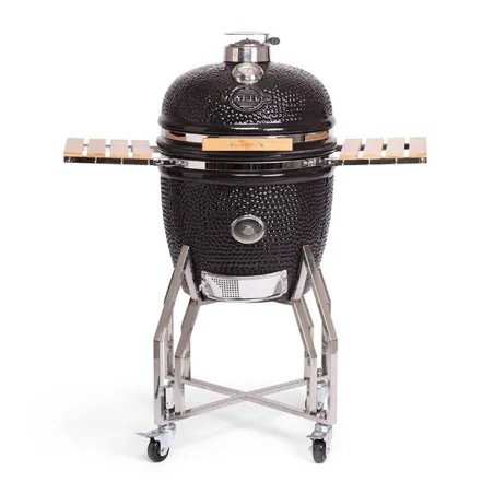Barbecue kamado a carbone in ceramica nero completo, Large - Yakiniku
