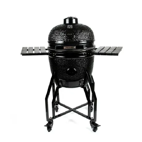 Barbecue kamado a carbone in ceramica nero, Large black edition - Yakiniku