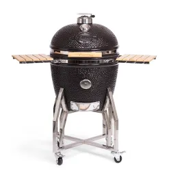 Barbecue kamado a carbone in ceramica nero, XXLarge - Yakiniku