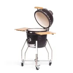 Barbecue kamado a carbone in ceramica nero completo, Medium - Yakiniku 2