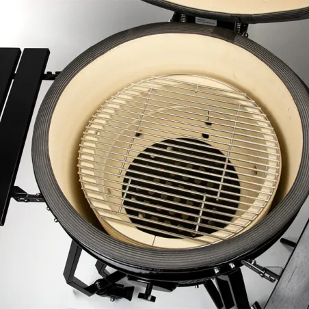 Barbecue kamado a carbone in ceramica nero, Medium black edition - Yakiniku