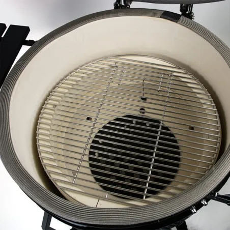 Barbecue kamado a carbone in ceramica nero, Large black edition - Yakiniku