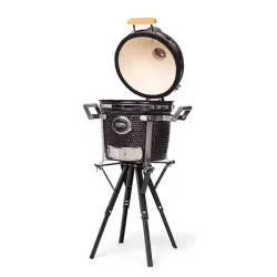 Barbecue kamado a carbone in ceramica nero, Compact - Yakiniku 2
