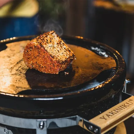 Piastra teppanyaki tonda per Shichirin - Yakiniku