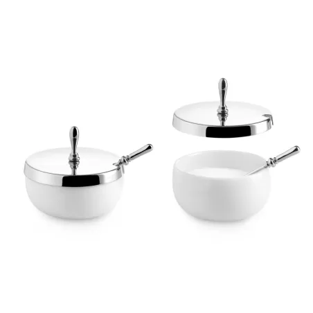 Dressed, Zuccheriera con cucchiaino - Alessi