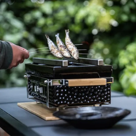 Griglia da tavolo Shichirin rettandolare Cm.50 - Yakiniku