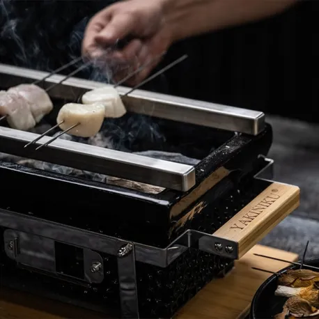 Barra Yakitori per Shichirin rettangolare, confezione 2 pezzi - Yakiniku