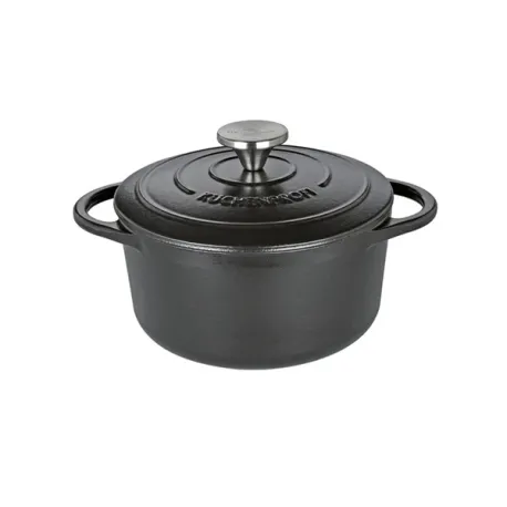 Casseruola tonda in ghisa nera, Provence Cm.20x9,5 Lt.2,5 - Kuchenprofi