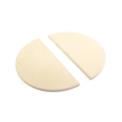 Deflettore di calore a forma di mezzaluna 2 pezzi per kamado, Large - Yakiniku