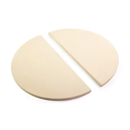 Deflettore di calore a forma di mezzaluna 2 pezzi per kamado, XLarge - Yakiniku