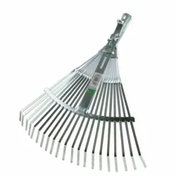 Scopa regolabile foglie metallo 21 denti