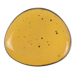 Cottage Yellow, Piatto piano aqua Cm.29 - Weissestal