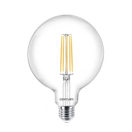 Lampadina zaffiro led globo dimerabile E27 8W calda