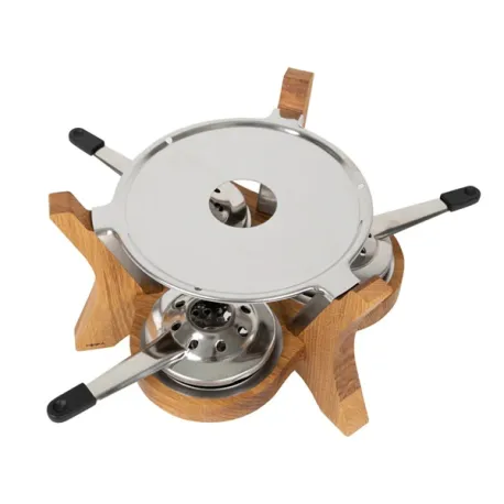 Fonduta al formaggio/cioccolato, Mr. Big per 12 persone set di 17 pezzi Lt.6,5 Cm.33x30 - Boska