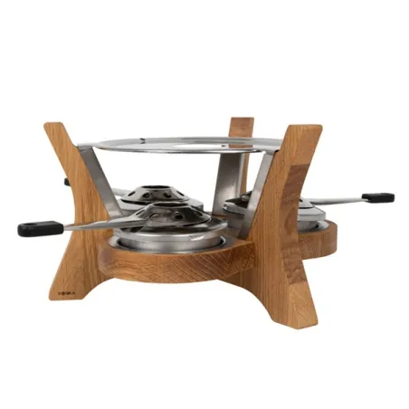 Fonduta al formaggio/cioccolato, Mr. Big per 12 persone set di 17 pezzi Lt.6,5 Cm.33x30 - Boska