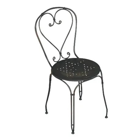 Sedia stresa ferro battuto