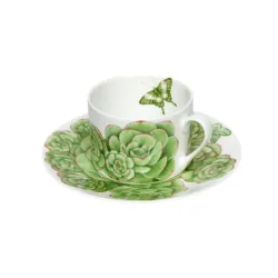 Desert Rose, Tazza Te/Cappuccino con piatto - Taitu