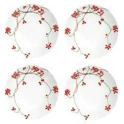 Fil Rouge Bacche, Piatto fondo 4 pezzi - Taitu
