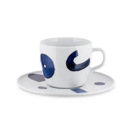 Itsumo - Yunoki ware, Tazza da caffè-filtrato con sottotazza 4 pezzi - Alessi