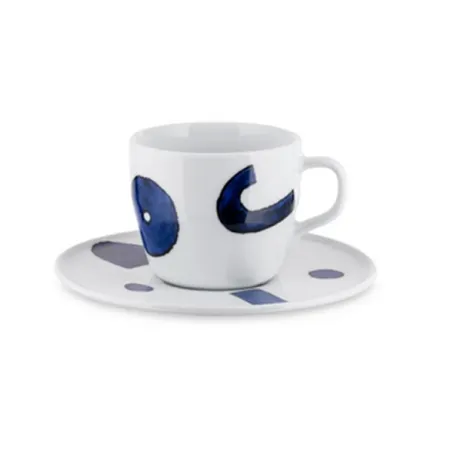 Itsumo - Yunoki ware, Tazza da caffè-filtrato con sottotazza 4 pezzi - Alessi