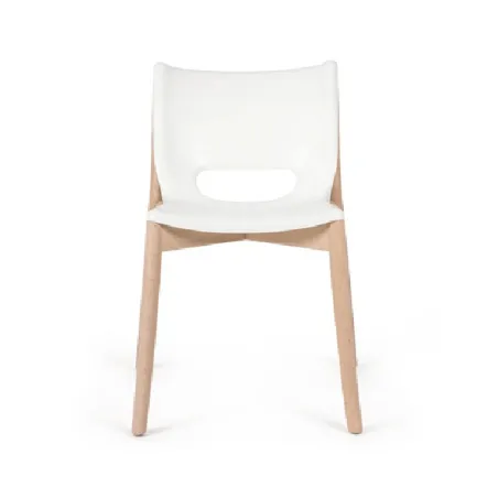Poele Chair, Sedia monoscocca bianco - Alessi