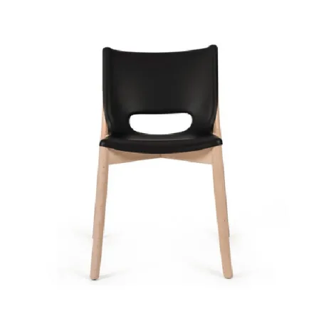 Poele Chair, Sedia monoscocca nero - Alessi