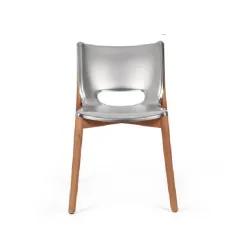 Poele Chair, Sedia monoscocca inox satinato - Alessi