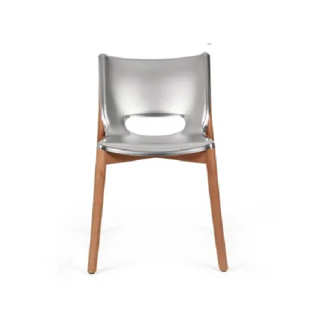 Poele Chair, Sedia monoscocca inox satinato - Alessi