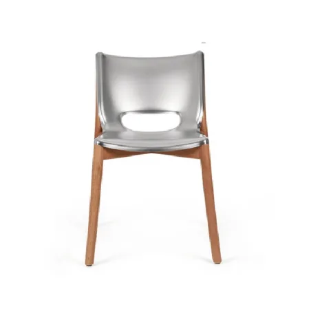 Poele Chair, Sedia monoscocca inox satinato - Alessi