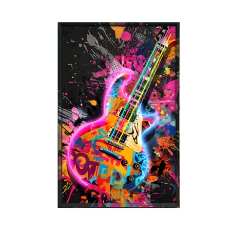 Quadro led, Chitarra Cm.60x90 - Palais Royal