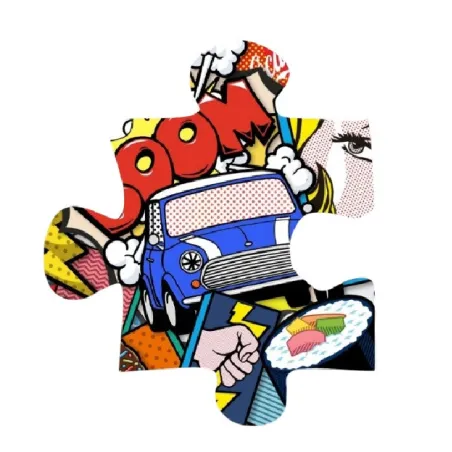 Quadro con stampa su plexiglass, Car Cm.40x47 - Palais Royal