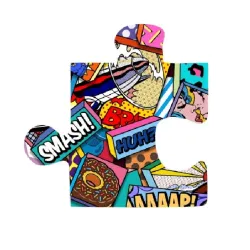 Quadro con stampa su plexiglass, Smash Cm.40x40 - Palais Royal