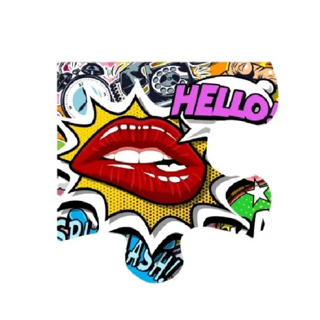 Quadro con stampa su plexiglass, Mounth hello Cm.40x40 - Palais Royal