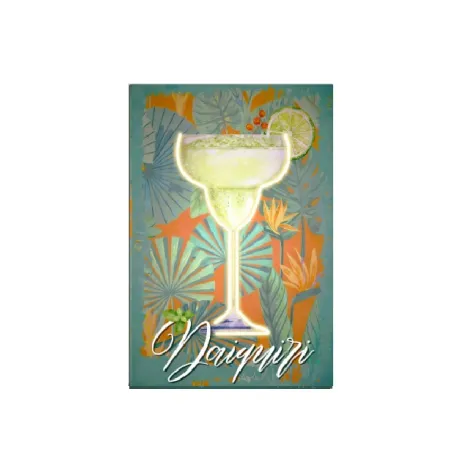 Quadro led ricaricabile con USB, Daiquiry happy Cm.40x60 - Palais Royal