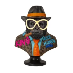 Frank, Busto gorilla con occhiali a led Cm.43 - Palais Royal