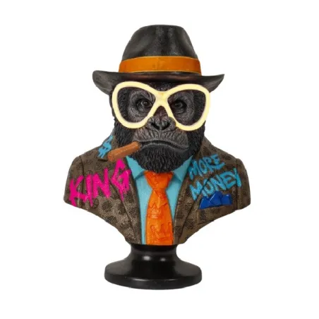 Frank, Busto gorilla con occhiali a led Cm.43 - Palais Royal