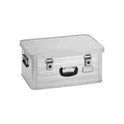 Box e scatola di stoccaggio/trasporto in alluminio rigido - Toronto Alubox M (Cm.59x39x27H, 3,6KG) - Enders- Enders