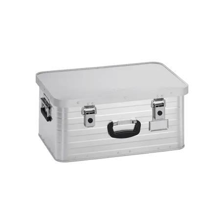Box e scatola di stoccaggio/trasporto in alluminio rigido - Toronto Alubox M (Cm.59x39x27H, 3,6KG) - Enders- Enders