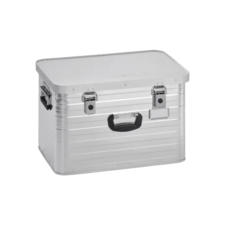 Box e scatola di stoccaggio/trasporto in alluminio rigido - Toronto Alubox L (Cm.57x38x36H, 4,2KG) - Enders
