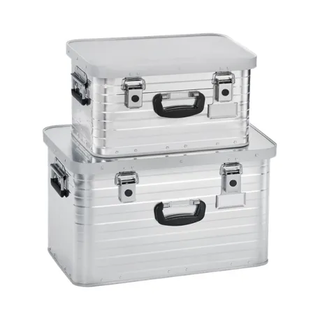 Box e scatola di stoccaggio/trasporto in alluminio rigido - Toronto Set 1 (29 l, 63 l) S-L - Enders