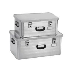 Box e scatola di stoccaggio/trasporto in alluminio rigido - Toronto Set 2 (47 l, 80 l) M-XL - Enders
