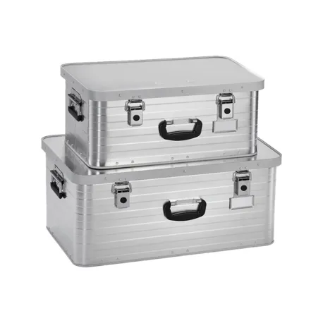 Box e scatola di stoccaggio/trasporto in alluminio rigido - Toronto Set 2 (47 l, 80 l) M-XL - Enders