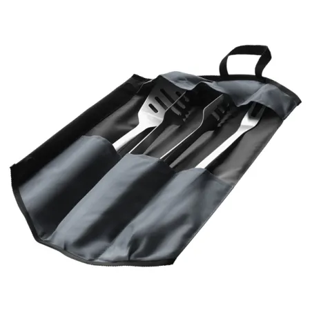 Premium BBQ utensile set in acciaio inossidabile di 3 con borsa - Enders